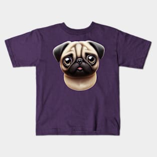 Captivating Pug Art Kids T-Shirt